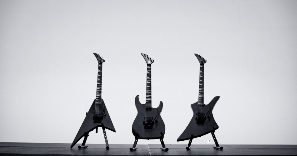 Jackson Soliste SL1A, Kelly KE1A et Rhoads RR1A