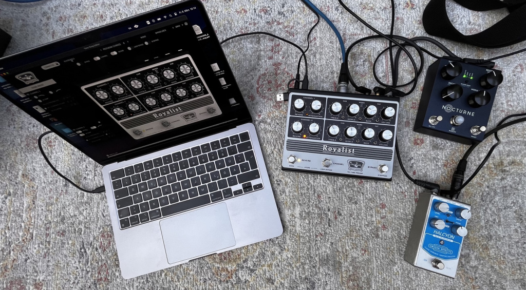 Ma configuration pour la revue Tone King Royalist