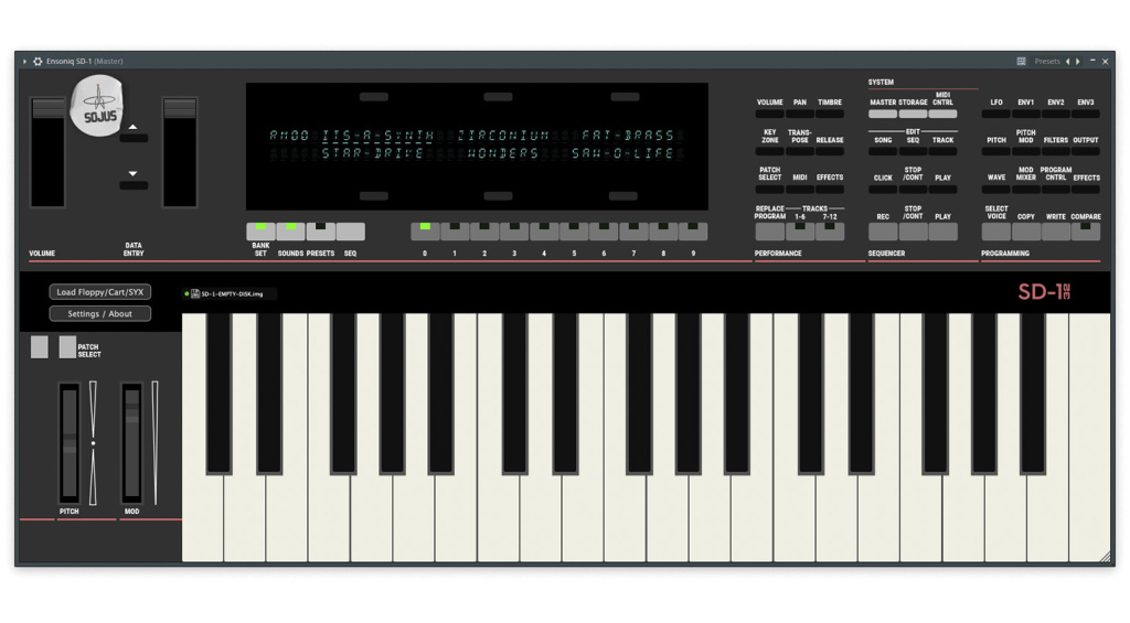 Sojus Records Ensoniq SD-1