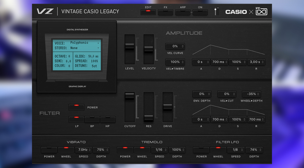 Casio Legacy VZ Vintage
