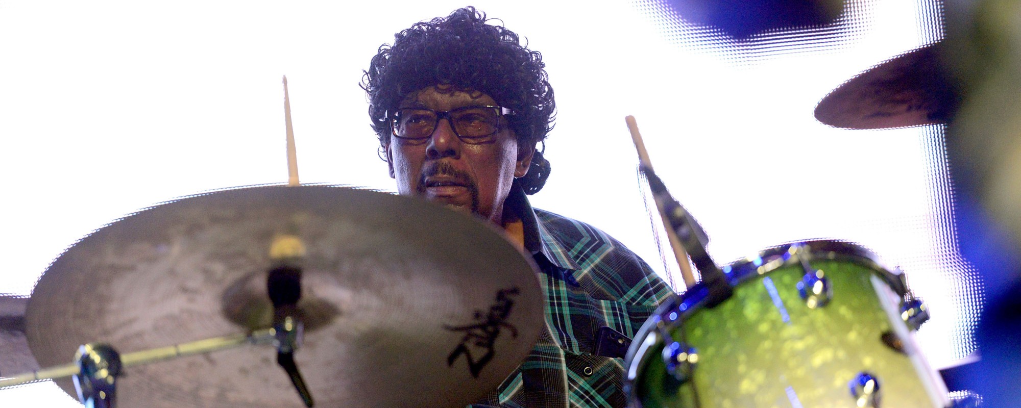 LOS ANGELES, CA - OCTOBER 03: Drummer James Gadson performs onstage during the Playing for Change - We are One Benefit concert at The Mayan on October 3, 2017 in Los Angeles, California. (Photo by Scott Dudelson/Getty Images)