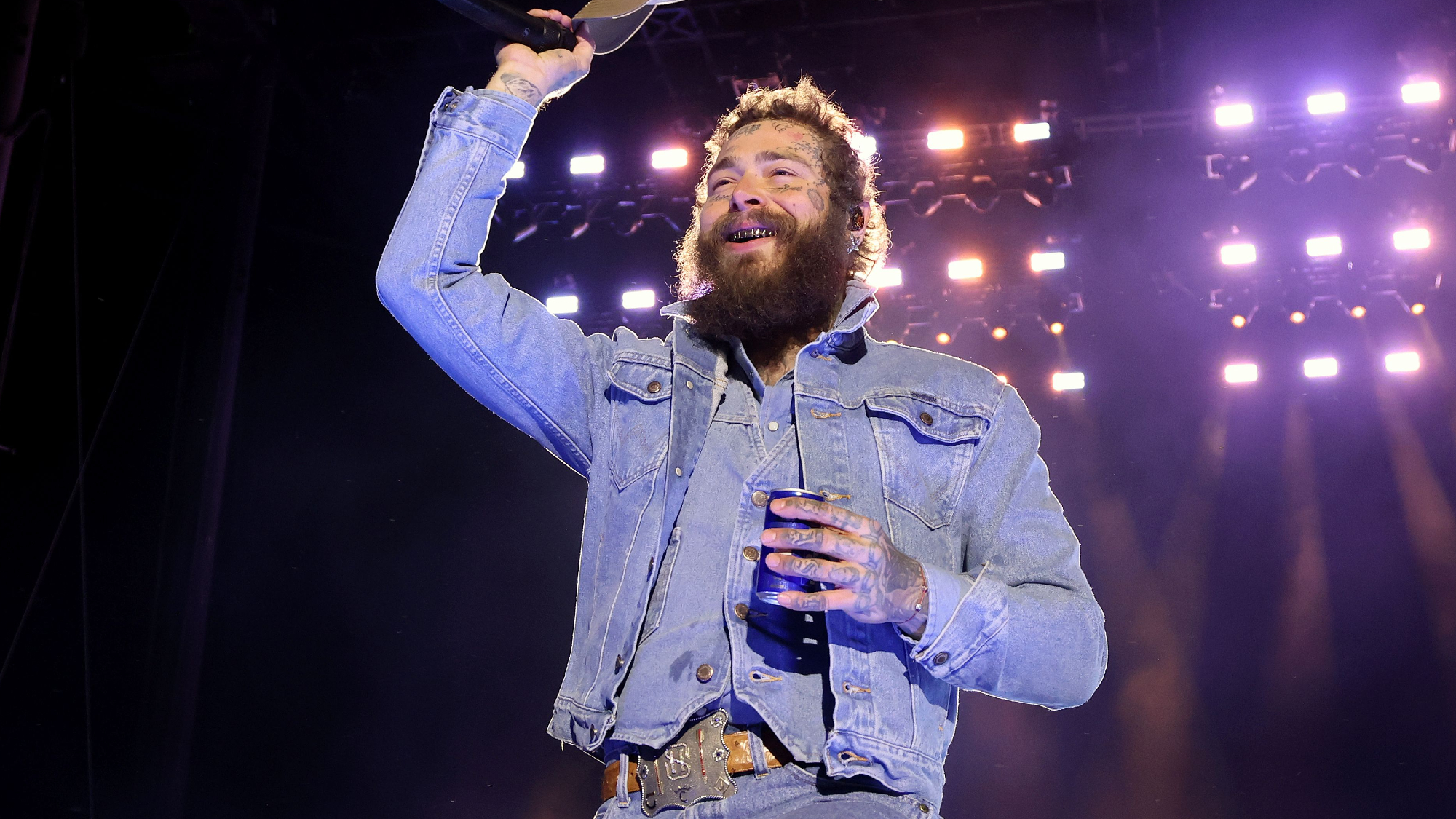 Watch Post Malone Close Stagecoach With Toby Keith's "Courtesy of the Red, White & Blue"