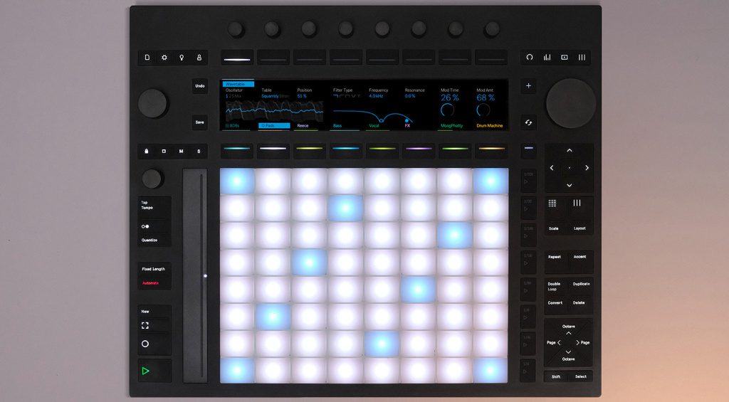 Ableton Push 3 et les nouveaux pads de déclenchement MPE