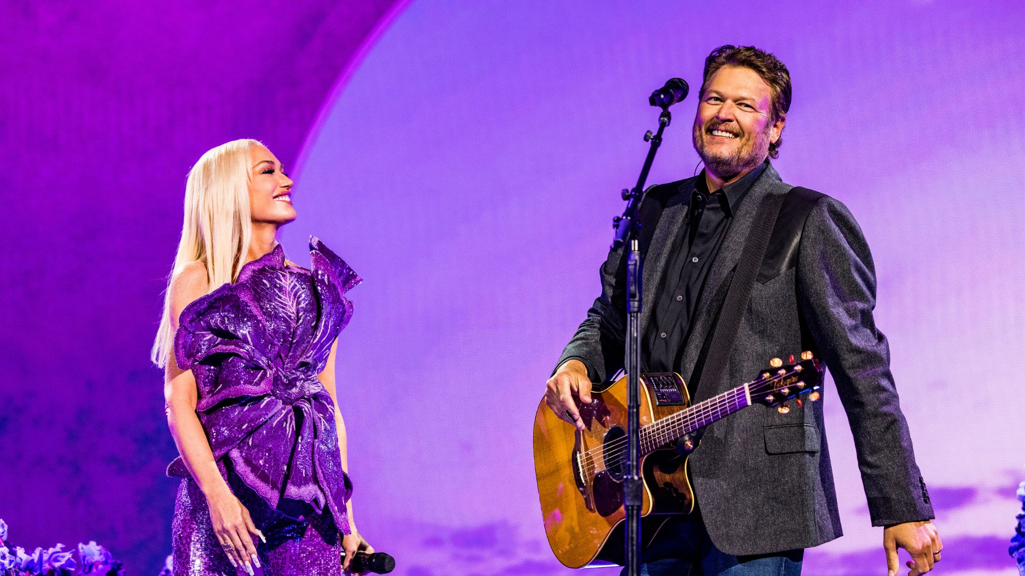 Blake Shelton Finally Catches Wife Gwen Stefani and No Doubt at the Sphere